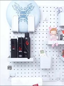 Puang | Wall Mounted Hole Board Shelf Home Kitchen Bathroom No Drilling