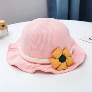 CAE - Topi Anak Perempuan 0-2 tahun Bunga Flower Bucket Hat Import