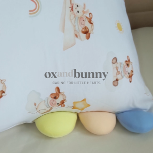 [SG] Ox and Bunny Up in the Moo-sky Medium Size Snuggly Bamboo Pillow (Pillow + Case) newborn baby toddler baby gift