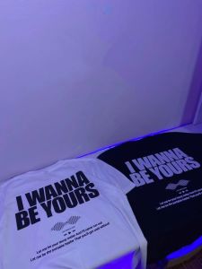 I WANNA BE YOURS new top T-shirt original art design pattern pure cotton fashion street round neck TEE