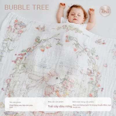 BUBBLE TREE | Chăn Mỏng Cho Sơ Sinh Mùa Hè Mùa Xuân