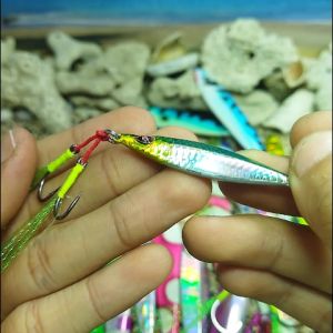 Umpan Casting UL Slowjig 10g & Double Assist Hook Micro Jig