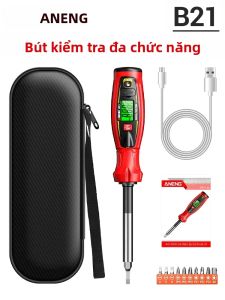 ANENG | Bút Thử Điện Áp Mini ANENG B21 Không Tiếp Xúc 30V-1000V Kèm Tua Vít Sạc Lại Được Chức Năng Dò Điểm Đứt Mạch Dụng Cụ Thợ Điện Màn Hình Kỹ Thuật Số