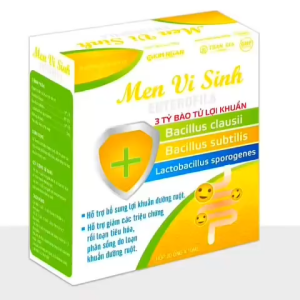 Men vi sinh Trần Gia bổ sung lợi khuẩn giảm rối loạn tiêu hóa giảm táo bón cải thiện biếng ăn