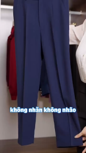 Quần tây nữ công sở chất vải tuytsi nhật không nhăn quần tây nữ học sinh sinh viên phom lavender gumac thái hòa