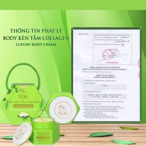 NDK kem body kén tằm colagen OK292 cấp ẩm dưỡng trắng chống nắng da body toàn thân 150g