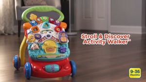 🌟 รถผลักเดินเสริมพัฒนาการสำหรับเด็ก VTech Stroll & Discovery Activity Walker (สำหรับเด็ก 2-3 ปี) พร้อมส่ง ราคาที่สะดวก