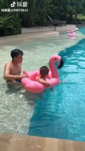 Phao Bơi Thiên Nga Hồng Hạc Cho Bé Xỏ Chân Cực Sang Chảnh Phao Bơi Chống Lật Cho Bé