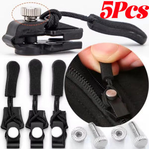 5Pcs Zipper Repair Kit Universal Instant Zipper Repair Replacement Zipper Sliding Teeth Rescue Zipper Head For 3 Different Size