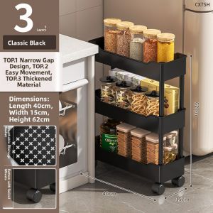 JIAJIESHI | Slim Space SAVING STORAGE RACK