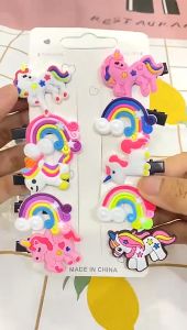 Jepit Rambut Anak Perempuan Lucu 10 in 1 Jepitan Rambut Fashion Karakter Jepitan Hair Pin Gaya Korea