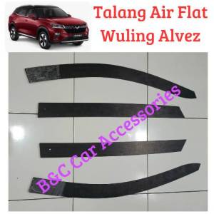 Talang air wuling alvez flat/side visor super premium
