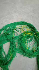 Green Garden Plant Support Netting Crumpled Rope Netting For Climbing Plants And Garden Plant Growth