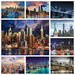 1000Pieces Jigsaw Puzzle Statue Goddess New York Building Art For Adults Great Weekend Relaxation And Family Fun
