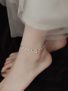 Vòng Đeo Chân Bạc Nguyên Chất S925 Cho Nữ Thời Trang Mới 2025 Cao Cấp Nhẹ Sang Trọng Thanh Lịch Phụ Kiện Trang Sức