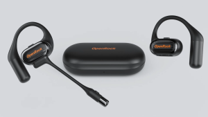 EKSA OpenRock Link 20 Open Ear Wireless Headphones Bluetooth Headset with ENC Noise Cancelling Detachable Magnetic Mic Ai Translation