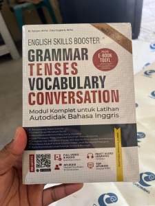BUKU ENGLISH SKILLS BOOSTER GRAMMAR TENSES VOCABULARY CONVERSATION - MODUL KOMPLIT UNTUK LATIHAN OTODIDAK BAHASA INGGRIS