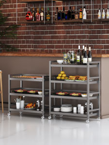 WEIMEIYUAN | Commercial Use Mobile Food Service Cart 3 Tiers