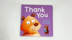 Teach Children To Say Thank You Board Book With Beautiful Illustrations For Kids
