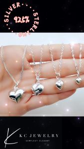 KC Jewelry S925 - Glossy Heart Love Pendant