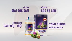 FOIE SAIN (Hàng nhập khẩu) - Viên uống bảo vệ gan từ Pháp.