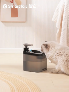 Teeker Pet Wireless Automatic Cat Water Fountain Smart Sensor 5 Layers Filter Ultra Quiet Pet Drinking Water Dispenser Detachable Washable