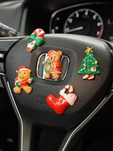 Đồ Trang Trí Xe Hơi Bằng Thủy Tinh Thủ Công Giáng Sinh Đèn LED Chiếu Sáng Đồ Trang Trí Nội Thất Xe Đồ Trang Trí Xe Mới Quà Tặng