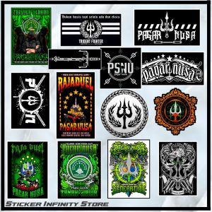 Stiker Sticker Pack PN PSNU PAGARNUSA Terbaru Vinyl cutting pola - 1 Pack isi 15 Pcs