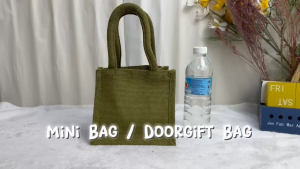 Mini Jute Bag Small Jutebag Wedding Door Gift Doorgift Hadiah Kahwin Wholesale Beg Tangan Gifts