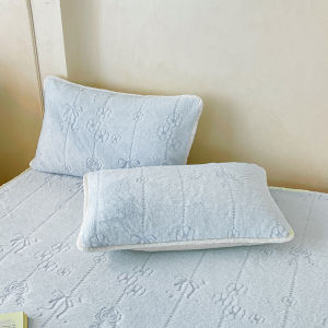 Kiss Dear | Fluffy Embroidered Pillows Cover Set