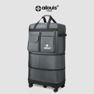 ailouis | Large Capacity Oxford Fabric Expandable Travel Bag with Wheels