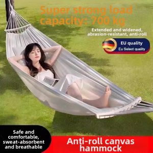 ZHENMIAO | Thickened Canvas Hammock For Camping Picnics Dual Use