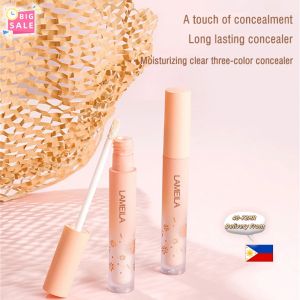 JIANGZHIB 【Local Delivery】LAMEILA Light Sense Concealer Repair Face Highlight Black Eyes Lacrimal Grooves No Repair Liquid Foundation Naked With Concealer BrushMakeup Set