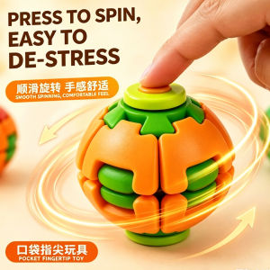 Bandai | To 3D Printed fingertip Press-to-Spin Fidget BallOne Click Deform Fidget Spinner Ball Smooth Rotating Stress Relief Sensory