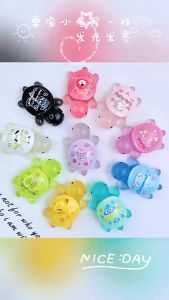 เรซิ่น เรืองแสง เต่าซาริ ขนาด 1.8x2.0cm และ 3.0x5.0cm อุปกรณ์เสริมงานฝีมือ งาน DIY สำหรับ ตั้งโชว์ เจาะรูทำพวงกุญแจ ที่ห้อนโทรศัพท์