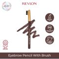 REVLON Eyebrow Pencil with Brush - Dark Brown - Pensil Alis Cokelat Gelap. 
