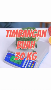 Timbangan Digital 30kg Skala Harga Sayur Buah Laundry | Timbangan Duduk Elektronik DT580