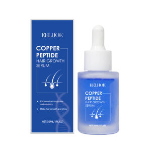 EELHOE Copper Peptide Hair Density Serum Deep Nourishment And Moist For Damage Hair Treatmentanti-hair Loss Natural Liquid Fast Hair Essential Oil for Men Women Effective Thicken hair Oil Baldness Hair Care Serum Products