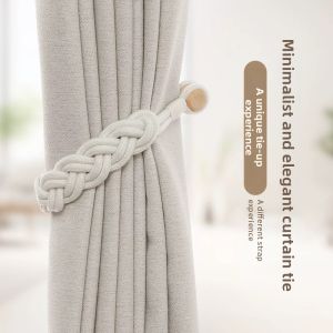 MINGRENBANG | French Elegant Magnetic Creamy Curtian Ties