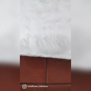 KESET KARPET RASFUR Bulu Halus Anti Slip Murah Tebal 30 x 50 cm Alas Kamar Tidur Ambal Bulu