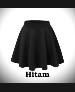 Rok Olahraga Wanita Zumba Aerobic Fitness Volly Running Yoga Tennis Bahan Scuba Adem & Elastis