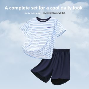 YINGXIAOYA | Boys Summer Sleepwear Set Modal