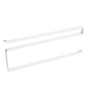 Creative Kitchen Wall-Mounted Tissue Holder Storage Rack Refrigerator Plastic Wrap Storage Bracket No-Punching Needed