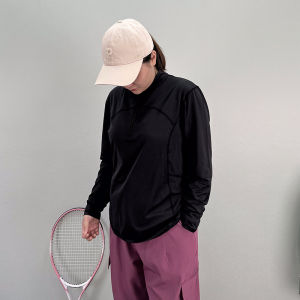 maytryit | Imperfect Large Size Womens Sports Wear Stand Collar Top