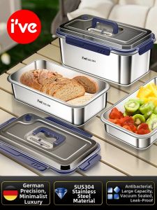 IVE | Large Capacity 304 Stainless Steel Food Container Sealed Refrigerator-Specific