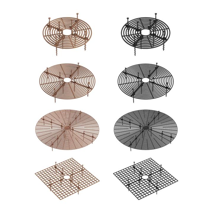 ที่คลุมกระถางต้นไม้สีดำสำหรับป้องกันดิน