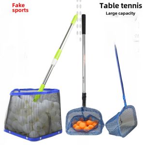 Upgraded Stainless Steel Ping Pong Ball Picker Spring Extendable Net Durable And Robust Ball Collector for Sports And Fitness