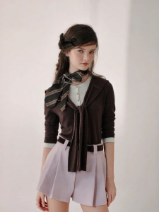 AIVEI | Celebrity-Style Relaxed Layered Long Sleeve Knitted Sweater