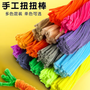 Hair Root Twist Stick Color Wool Tops Free Tutorial Creative Kindergarten Handicraft DIY Material Educational Toy Plush Strip