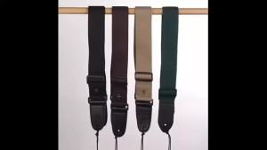KAWES Guitar Strap with Pick Pocket Includes 3 Picks for Electric Acoustic Folk Guitarra Vintage Cross Personality